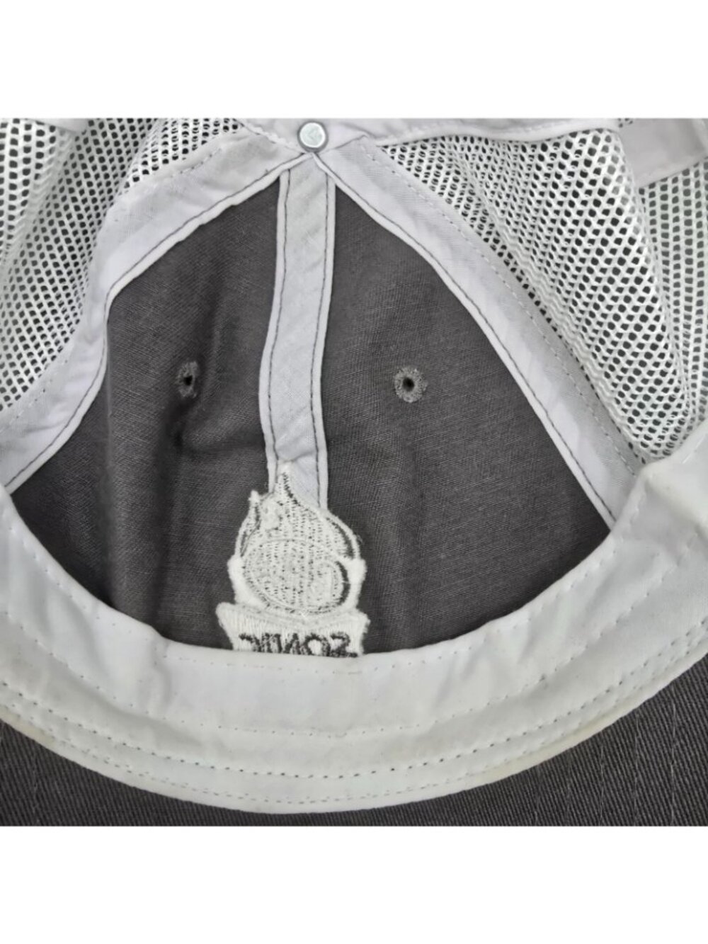 Dr Pepper Sonic Games 2023 Semifinalist Gray and White Mesh Back Dad Hat *Flaw - Picture 13 of 13